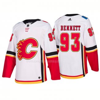 Maglia Hockey Calgary Flames Sam Bennett Away Premier 2017-2018 Bianco
