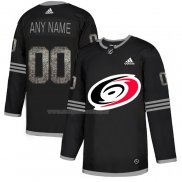 Maglia Hockey Carolina Hurricanes Personalizzate Black Shadow Nero