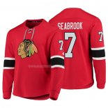 Maglia Hockey Chicago Blackhawks Brent Seabrook Platinum Rosso