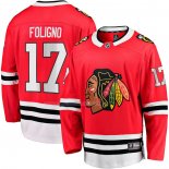 Maglia Hockey Chicago Blackhawks Nick Foligno Home Breakaway Rosso