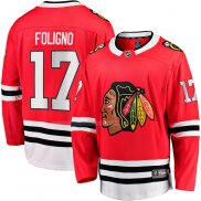 Maglia Hockey Chicago Blackhawks Nick Foligno Home Breakaway Rosso