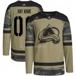 Maglia Hockey Colorado Avalanche Personalizzate Military Appreciation Team Autentico Practice Camuffamento