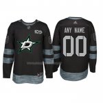 Maglia Hockey Dallas Stars Personalizzate Nero