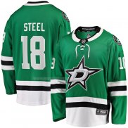 Maglia Hockey Dallas Stars Sam Steel Home Breakaway Verde