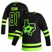 Maglia Hockey Dallas Stars Tyler Seguin Alternato Autentico 2020-21 Nero
