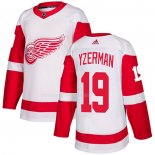 Maglia Hockey Detroit Red Wings Steve Yzerman Road Autentico Bianco