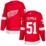 Maglia Hockey Detroit Red Wings Valtteri Filppula Home Autentico Rosso