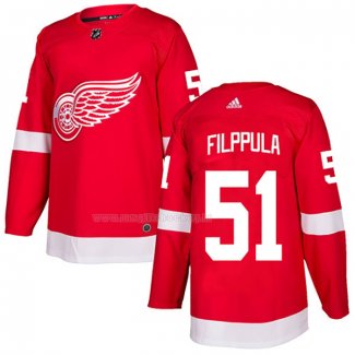 Maglia Hockey Detroit Red Wings Valtteri Filppula Home Autentico Rosso