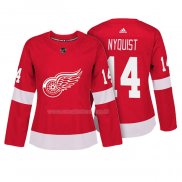 Maglia Hockey Donna Detroit Red Wings Gustav Nyquist Autentico Giocatore Rosso