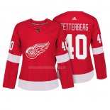 Maglia Hockey Donna Detroit Red Wings Henrik Zetterberg Autentico Giocatore Rosso