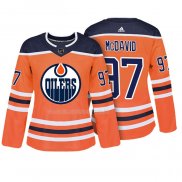 Maglia Hockey Donna Edmonton Oilers Connor Mcdavid Autentico Giocatore Arancione