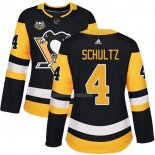 Maglia Hockey Donna Pittsburgh Penguins Justin Schultz 50 Anniversary Home Premier Nero