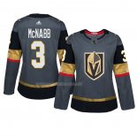 Maglia Hockey Donna Vegas Golden Knights Brayden Mcnabb Home Autentico Giocatore Gris