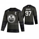 Maglia Hockey Edmonton Oilers Connor Mcdavid 2019 Veterans Day Camuffamento