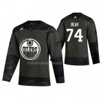 Maglia Hockey Edmonton Oilers Ethan Bear 2019 Veterans Day Camuffamento
