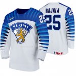 Maglia Hockey Finlandia Toni Rajala Home 2020 Iihf World Championship Bianco