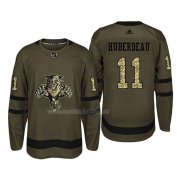 Maglia Hockey Florida Panthers Jonathan Huberdeau 2018 Salute To Service Verde Militare