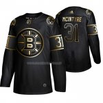 Maglia Hockey Golden Edition Boston Bruins Zane Mcintyre Autentico Nero