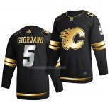 Maglia Hockey Golden Edition Calgary Flames Mark Giordano Limited Autentico 2020-21 Nero