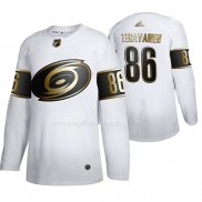 Maglia Hockey Golden Edition Carolina Hurricanes Teuvo Teravainen Autentico Bianco