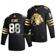 Maglia Hockey Golden Edition Chicago Blackhawks Patrick Kane Limited Autentico 2020-21 Nero