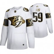 Maglia Hockey Golden Edition Nashville Predators Roman Josi Limited Bianco