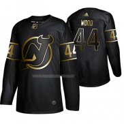 Maglia Hockey Golden Edition New Jersey Devils Miles Wood Autentico Nero