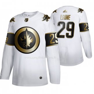 Maglia Hockey Golden Edition Winnipeg Jets Patrik Laine Limited Bianco