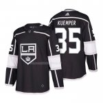 Maglia Hockey Los Angeles Kings Darcy Kuemper Autentico Home 2018 Nero