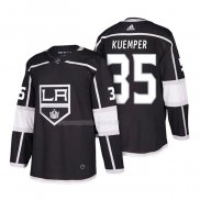 Maglia Hockey Los Angeles Kings Darcy Kuemper Autentico Home 2018 Nero