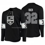 Maglia Hockey Los Angeles Kings Jonathan Quick Platinum Nero