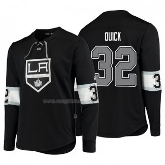 Maglia Hockey Los Angeles Kings Jonathan Quick Platinum Nero
