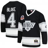 Maglia Hockey Los Angeles Kings Rob Blake Mitchell & Ness 1992-93 Blue Line Nero