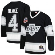 Maglia Hockey Los Angeles Kings Rob Blake Mitchell & Ness 1992-93 Blue Line Nero