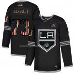 Maglia Hockey Los Angeles Kings Tyler Toffoli 2020 USA Flag Nero