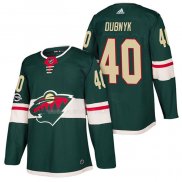 Maglia Hockey Minnesota Wild Devan Dubnyk Autentico Home 2018 Verde