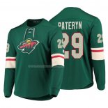 Maglia Hockey Minnesota Wild Greg Pateryn Platinum Verde