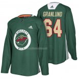 Maglia Hockey Minnesota Wild Mikael Granlund New Season Practice Verde