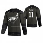 Maglia Hockey Minnesota Wild Zach Parise 2019 Veterans Day Camuffamento