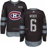 Maglia Hockey Montreal Canadiens Shea Weber 1917-2017 100th Anniversario Nero