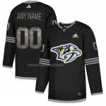 Maglia Hockey Nashville Predators Personalizzate Black Shadow Nero