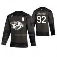 Maglia Hockey Nashville Predators Ryan Johansen 2019 Veterans Day Camuffamento