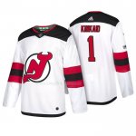 Maglia Hockey New Jersey Devils Keith Kinkaid 2018 Bianco