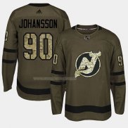 Maglia Hockey New Jersey Devils Marcus Johansson 2018 Salute To Service Verde Militare