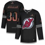 Maglia Hockey New Jersey Devils Martin Brodeur 2020 USA Flag Nero