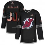 Maglia Hockey New Jersey Devils Martin Brodeur 2020 USA Flag Nero