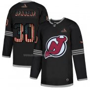 Maglia Hockey New Jersey Devils Martin Brodeur 2020 USA Flag Nero