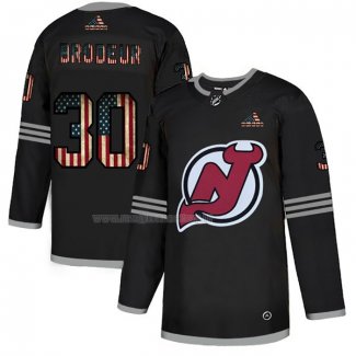Maglia Hockey New Jersey Devils Martin Brodeur 2020 USA Flag Nero