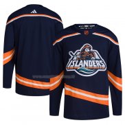 Maglia Hockey New York Islanders Reverse Throwback Autentico Blank Blu