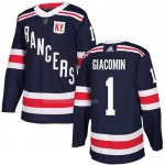 Maglia Hockey New York Rangers Eddie Giacomin 2018 Winter Classic Blu